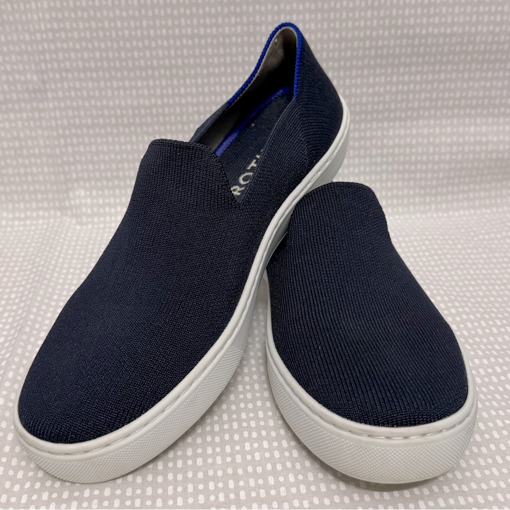 Rothy’s The Original Slip-On Sneaker in Navy